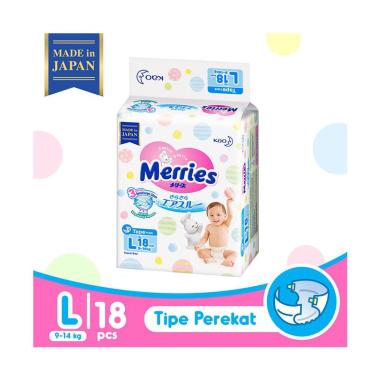 Popok Bayi Merries Ukuran L - Harga Termurah Maret 2021