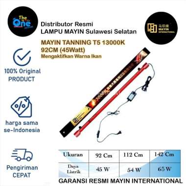Lampu Mayin 13000K 92cm Lampu Tanning Channa Arwana Koki Tanning T5