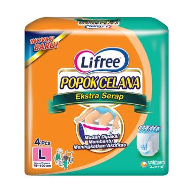 Jual Lifree Popok Celana Dewasa Extra L [4 pcs] Online