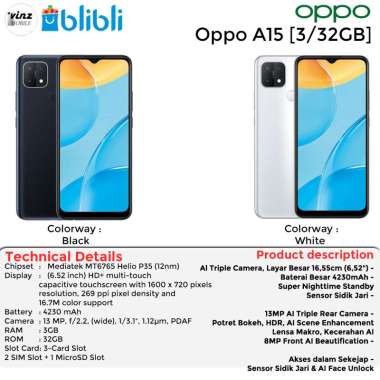 Oppo A15 - Harga Terbaru April 2021 | Blibli