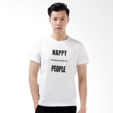 jual word o happy lengan pendek t shirt pria putih harga kualitas terjamin jual word o happy lengan pendek t shirt pria putih harga kualitas terjamin