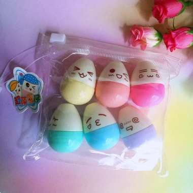 Set Mini Stabilo isi 6 warna-warni - Spidol Highliter Lucu - FANCY