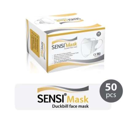 Jual Masker Sensi Duckbill 1 BOX isi 50 Face Mask 3 Ply