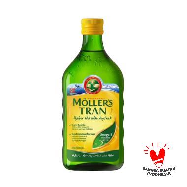 Jual Moller's Tran Cod Liver Oil Natural Multivitamin 