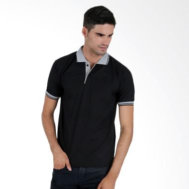 Jual Elfs Shop Poloshirt Lacost Neck Baju Atasan Pria