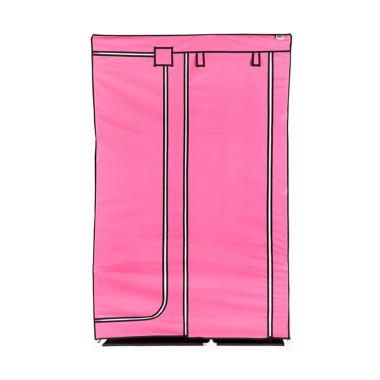 Jual Nine Box DW Lemari Pakaian Pink 2 pintu Online 