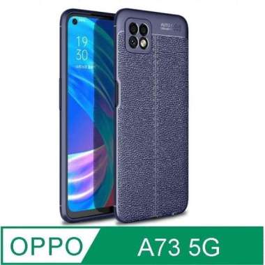 OPPO A73 5G Anti-fall Leather Pattern Phone Case