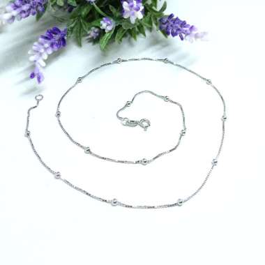 PERHIASAN KALUNG RANTAI ITALY LADA JDAR PERAK SILVER 925 LAPIS EMAS ASLI ORIGINAL