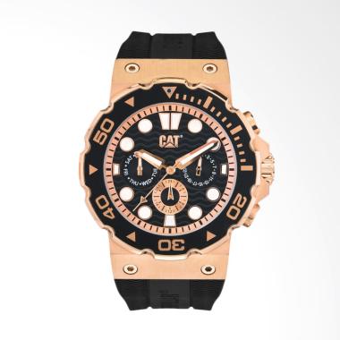 Jual Caterpillar REEF Chrono Rubber Men Watch Jam Tangan 