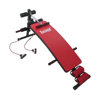 Jual Total Fitness New Sit Up Bench Alat Fitness - Red