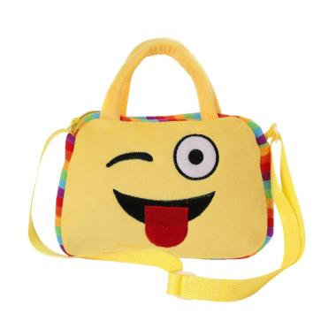 Jual Lansdeal LJL61130136F Cute Emoji Emoticon Shoulder