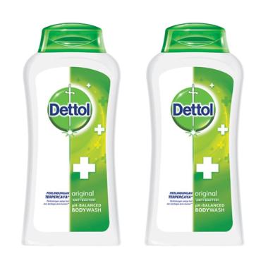Jual Dettol Bottle Original Sabun Mandi [300 mL/2 pcs