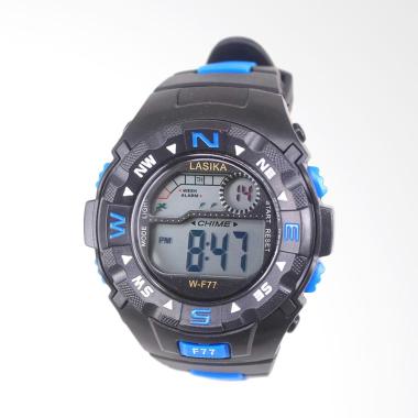 Jual Lasika Sport Digital Jam Tangan Unisex - Black Blue