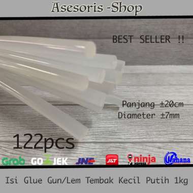 Promo Isi Lem Tembak besar warna Putih 1kg made in Taiwan di Seller