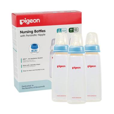 Pigeon Botol Pp Kp 240ml Silicone M Yellow pigeon botol pp kp 240ml silicone m yellow