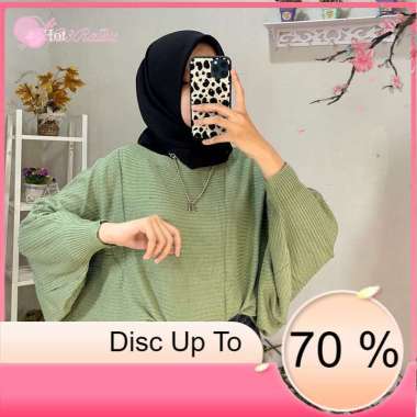 DeRa UniQue SWEATER BATWING RAJUT PREMIUM sweater oversize blouse rajut lasperal fashion wanita paka