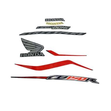 AHM Stripe Set R Sticker Body Kanan for Honda CB150R StreetFire K15M [871X0K15610ZAR] Red