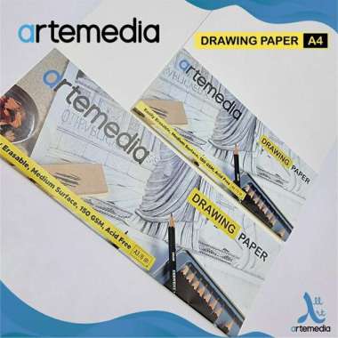 ARTEMEDIA DRAWING SKETCH PAPER KERTAS GAMBAR SKETSA A3 A4 A3 isi 6 lembar