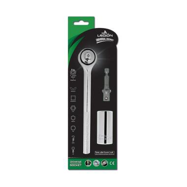 Jual Socket Wrench Set Obeng Kunci Sock - [21 Pcs] Murah