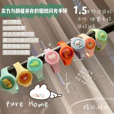 SB Jam Tangan LED anti nyamuk Anak Bayi Dewasa / Gelang Anti Nyamuk/ Mosquito Repellent ada Dus Moti