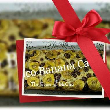 CHOCO BANANA CAKE