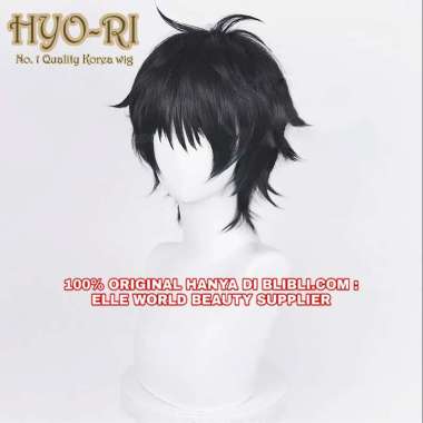 RAMBUT PALSU COSPLAY FULL WIG YUTA OKKOTSU WIG OKKOTSU YUTA ANIME MOVIE JUJUTSU KAISEN 0 WIG COWOK