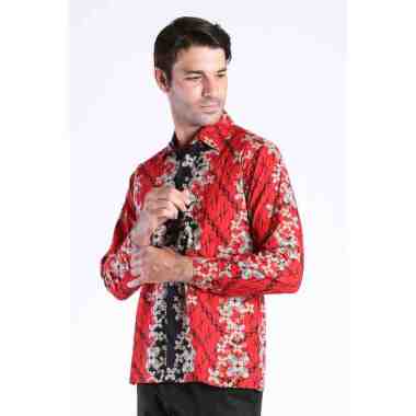 Jual Batik Arjunaweda Border Banji Kemeja Batik Lengan