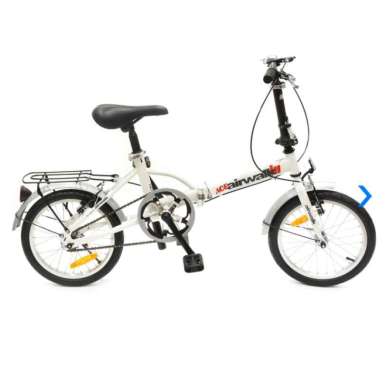 Airwalk Jedi Sepeda Lipat 16 Inci 1speed Putih