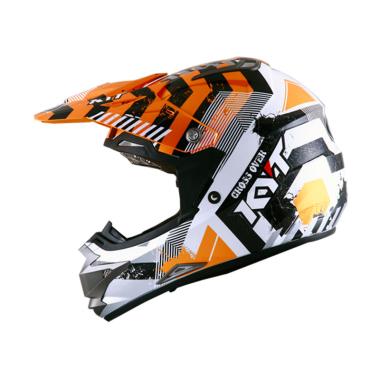 Jual KYT Cross Over Drift Helm Full Face - White Bumble