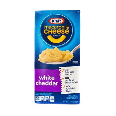 Jual Kraft Macaroni & Cheese White Cheddar Pasta [206 g 