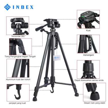 Jual Inbex Tf 3520 Tripod Kamera Dengan Tas Original Terlengkap Harga