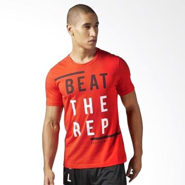 Jual Reebok LM Bodypum Tee Men Baju Olahraga Lesmills
