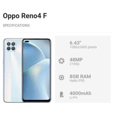 Oppo Reno 4F - Spesifikasi & Harga Terbaru September 2021