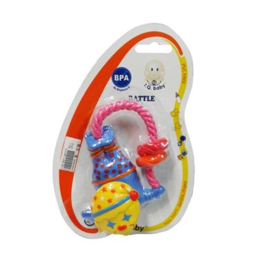 Jual Iq Baby Naughty Clown Mainan Rattle Bayi - Yellow 