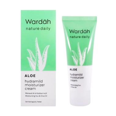 Jual Wardah Nature Daily Aloe Hydramild Moisturizer Cream