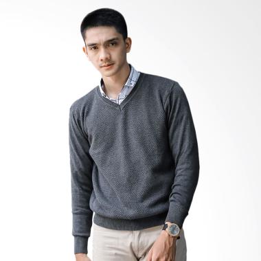 jual gomuda rajut signature v neck hive sweater pria jual gomuda rajut signature v neck hive sweater pria