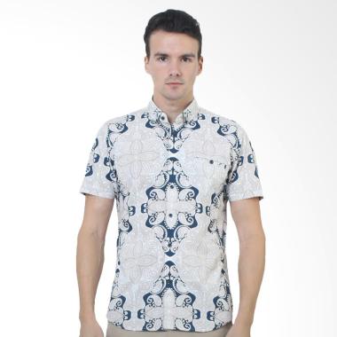 Jual Moc Manzone Pompeyes Kemeja Pria White jual moc manzone pompeyes kemeja pria white