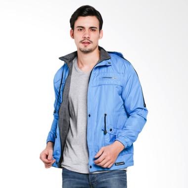 Jual VM Parka Bolak Balik 2 in 1 Jaket Pria Biru Muda Jual VM Parka Bolak Balik 2 in 1 Jaket Pria Biru Muda