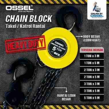 Best Seller !! Takel 3 ton x 3 meter Chain Block 3 ton x 3 meter Katrol Rantai