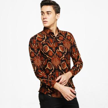 Model Batik  Lengan  Panjang  Pria Kumpulan Model Kemeja