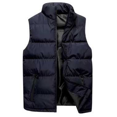 BRAND FASHION- Rompi pria musim dingin / rompi motor/ rompi touring/ rompi pria/ rompi Navy XL