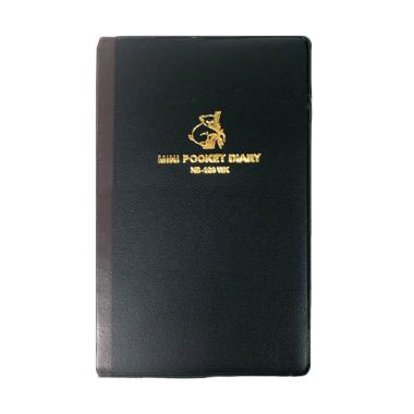 Loving Shopz Mini Pocket Diary Buku Catatan Hitam