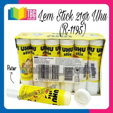 LEM STICK 21GR UHU/ GLUE STICK (R-1195) / LEM STICK UHU/ LEM KERTAS (R-1195)