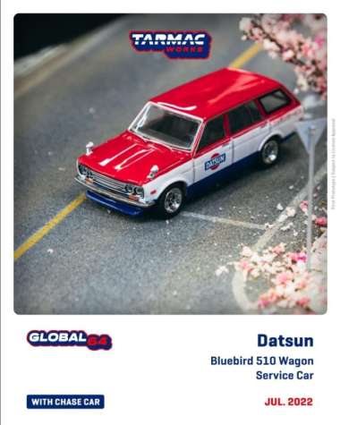 Tarmac Diecast Mobil Datsun 510 Wagon BRE 46 T64G-026-BRE46