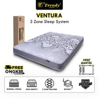Trendy Ventura Bonnell Spring 21 cm - Kasur Spring Bed / Matras Dalam Box
