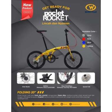 Jual Wimcycle Pocket Rocket Terlengkap & Original - Harga Murah Juni