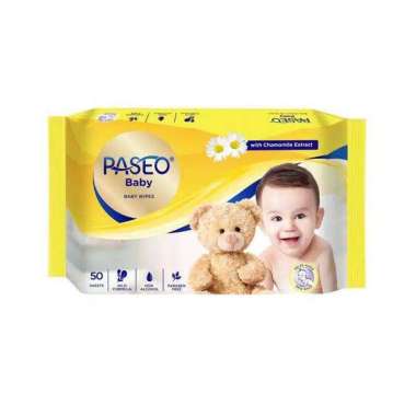 Jual Paseo Baby Wipes Tissue Basah [50 Sheets] Online