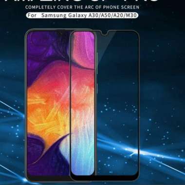 Jual Pine Tempered Glass for Samsung M21 Full Cover Black