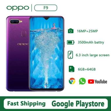 Jual Oppo F9 6 64 Baru Agustus 2022    - Garansi Resmi & Harga Murah | Blibli