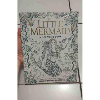The Little Mermaid Coloring Book Buku Mewarnai
